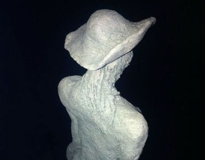 Sculpture 2002 Cowgirl.