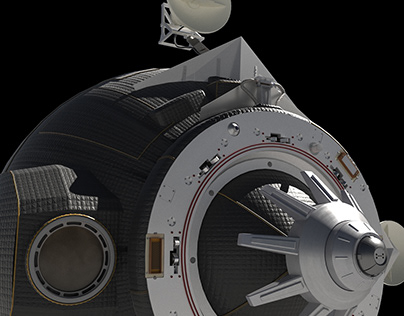 Docking module of the Soyuz spacecraft