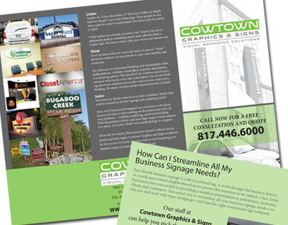 Cowtown Signs Brochure