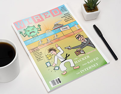 Magazie mock-up: for Wired magazine