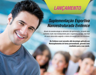 Anúncio Suplementação Esportiva Nanoestruturada