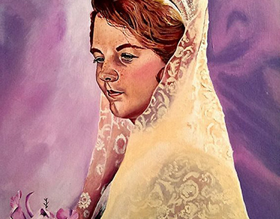 Wedding bride portrait