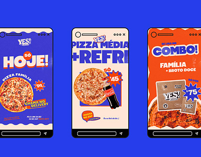 Yes! Pizza Delivery | Rebranding