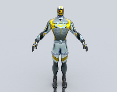 Low Poly Rigged(Humanoid) SuperHeroes Game Characters