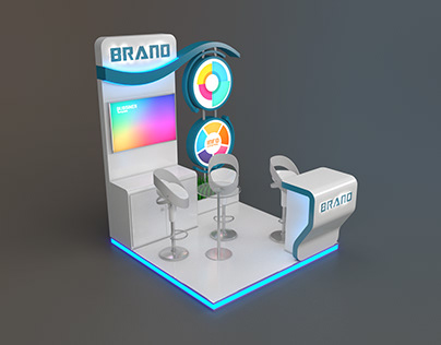 Exhibition Booth 2302 / 3D Model