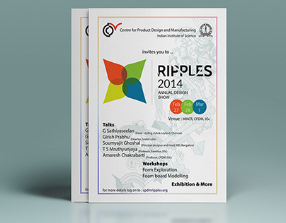 Graphic design works for Ripples 2014