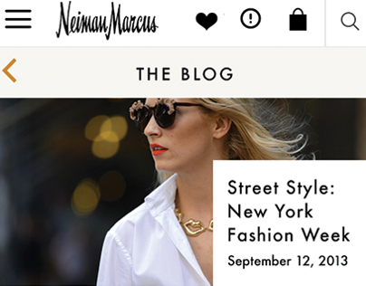 Neiman Marcus - Consumer Facing iOS App