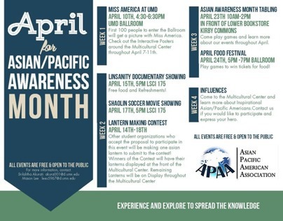 Asian/Pacific Awareness Month