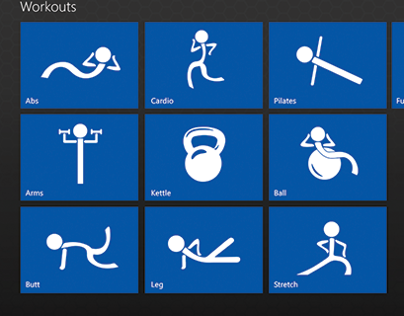 Daily Workouts  - Windows 8 App