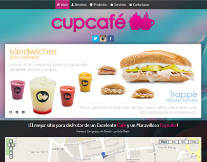 CupCafé's Website & Prints