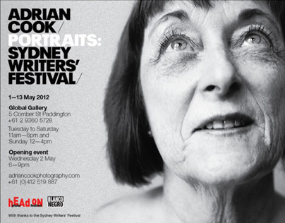 Portraits: Sydney Writers Festival