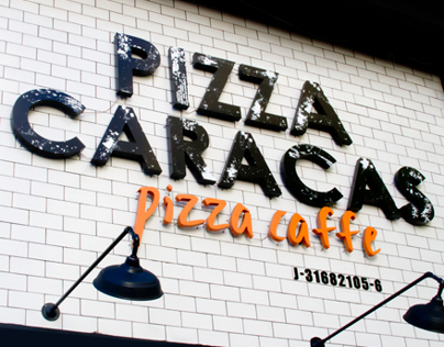 Pizza Caracas Branding