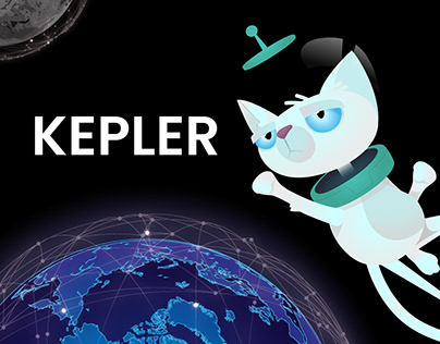 Kepler - character animation for website