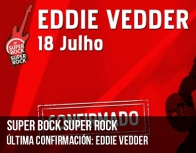 Eddie Vedder no Super Bock, Super Rock
