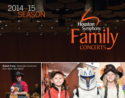 Houston Symphony Family Series Brochure