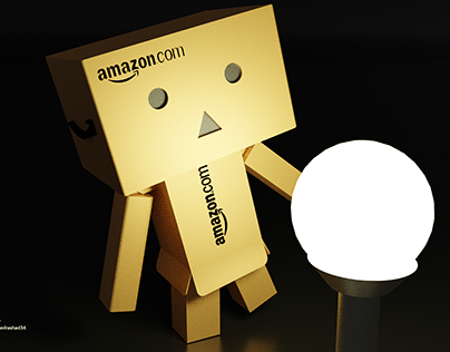 Danbo toy 3d object 3d blending تصميم ثلاثي الابعاد