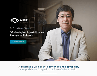 Landing Page Auge Oftalmologia Dr. Yamane