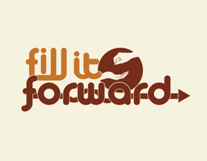 Fill It Forward Campaign logo design.