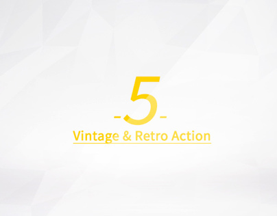  5 Vintage & Retro Action (Download Available)