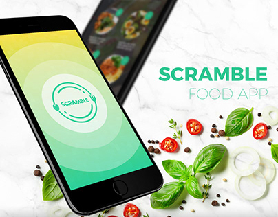 Scramble Food App | UX/UI Project