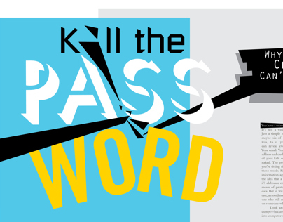 Killing The Password Magazine Spread