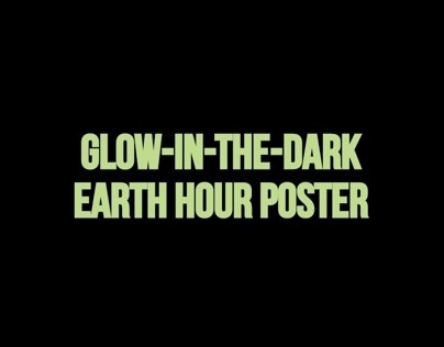 Interactive Earth Hour Poster