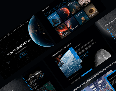 Redesign of the Kyiv Planetarium website