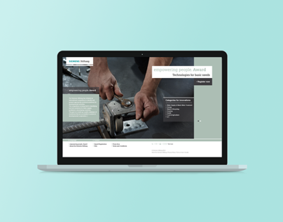 Siemens Stiftung Website