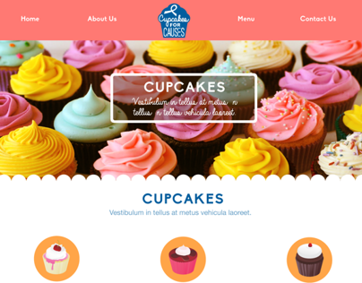 Cupcake Shop Mockup
