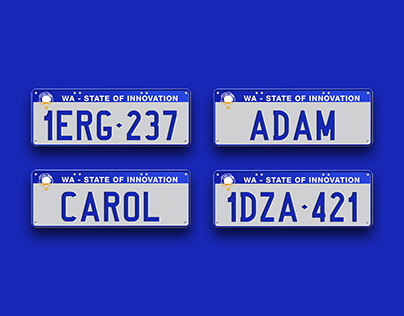 WA - license plate