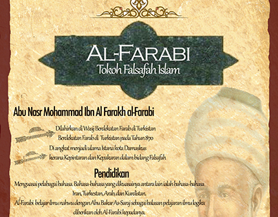 Photoshop Poster Design Al-Farabi