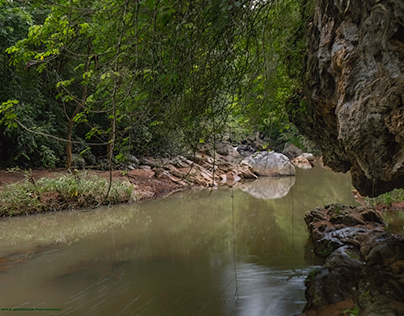 Weli-Oya stream, near Haldumulla. Sri Lanka.