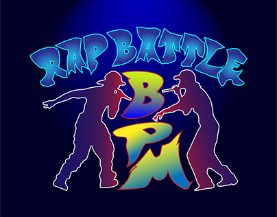 Rap Battle poster logo design idea