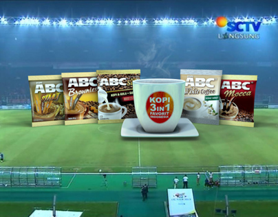 Kopi ABC susu - virtual advertising
