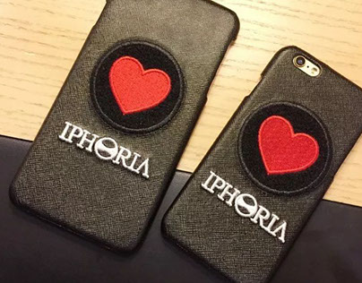 Coque Iphoria d'iPhone 6s 6s plus cuir personnalisé