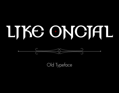 Like Oncial - Old Typeface