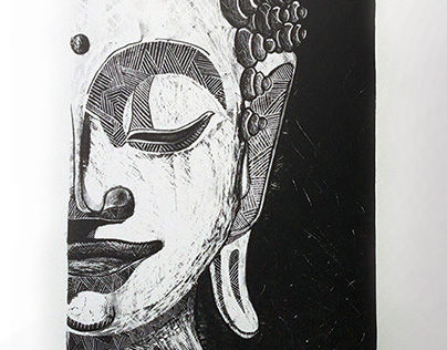Lithography - Buddhism 