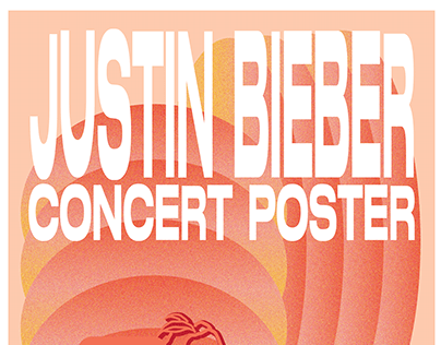 Justin Bieber Concert Poster