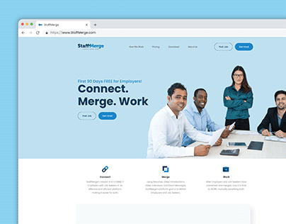 StaffMerge Website Employer