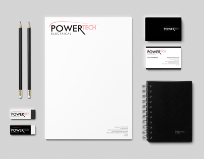 PowerTech Electrical : Logo Design 