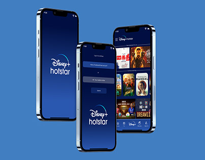 Disney+ Hotstar App Remodel Idea.