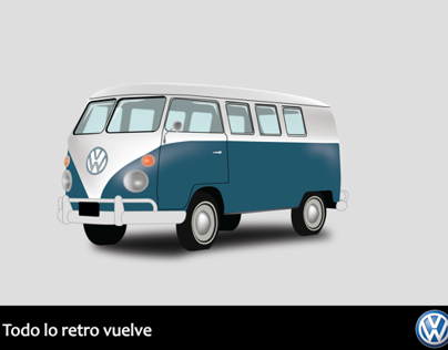 Volkswagen - Retro Hippie