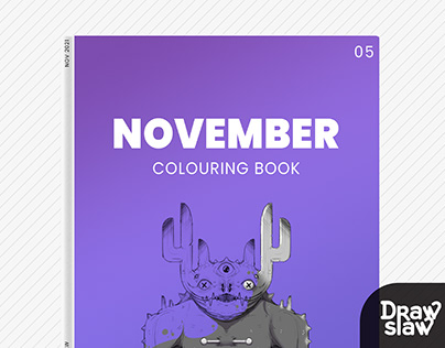 Drawslaw Digital Colouring Book [November 2021]