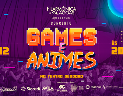 Design - Concerto Games e Animes