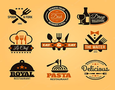 Restaurant Logos Chefs Place Good Food