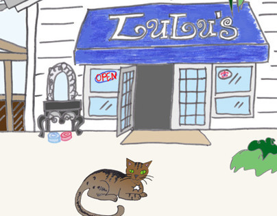 Lulu's Island Cat (Childrens Book)