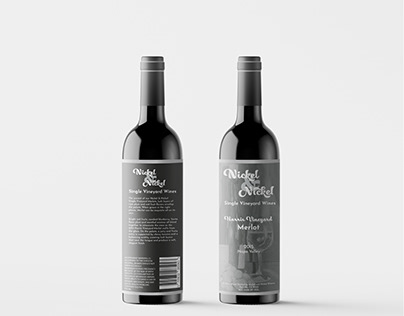 Project thumbnail - Nickel &Nickel wine label