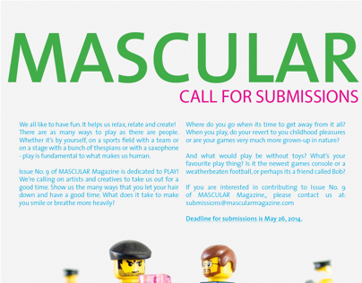 MASCULAR Call for Submissions