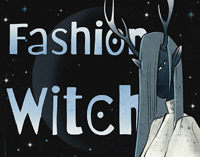 Fashion Witch. Magazine illustration