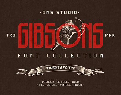 GIbsons Font Collection (Free Font)